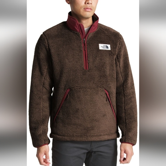 The North Face Brown Fleece Jacket - Picture 1 of 5